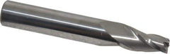 Accupro - 7° Taper Angle per Side, 1/4" Small End Diam, 3/4" LOC, Solid Carbide 3 Flute Tapered Square End Mill - 2-3/4" OAL, 7/16" Shank Diam, Spiral Flute - USA Tool & Supply