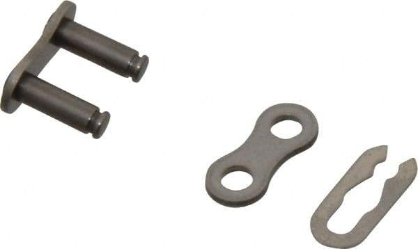 Browning - 3/8" Pitch, ANSI 35, Roller Chain Connecting Link - For Use with Single Strand Chain - USA Tool & Supply