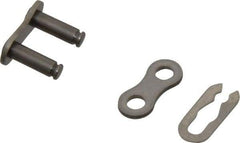 Browning - 3/8" Pitch, ANSI 35, Roller Chain Connecting Link - For Use with Single Strand Chain - USA Tool & Supply