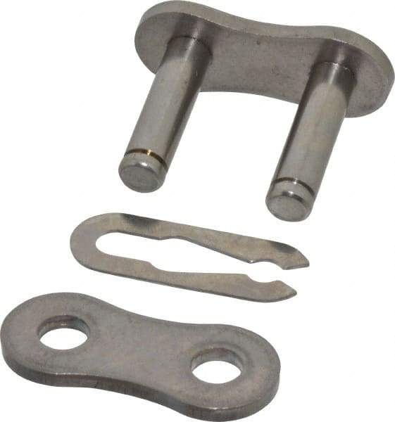 Browning - 1" Pitch, ANSI 80, Roller Chain Connecting Link - For Use with Single Strand Chain - USA Tool & Supply