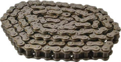 Browning - 3/4" Pitch, ANSI 60H, Heavy Series Roller Chain - Chain No. 60H, 10 Ft. Long, 15/32" Roller Diam, 1/2" Roller Width - USA Tool & Supply