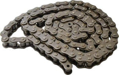 Browning - 1" Pitch, ANSI 80H, Heavy Series Roller Chain - Chain No. 80H, 10 Ft. Long, 5/8" Roller Diam, 5/8" Roller Width - USA Tool & Supply