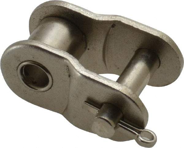 Browning - 1/2" Pitch, ANSI 40, Roller Chain Offset Link - For Use with Single Strand Chain - USA Tool & Supply