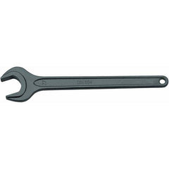 Open End Wrench: Single End Head, 25 mm 15 ° Head Angle, Vanadium Steel, Manganese Phosphate Finish