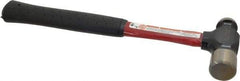 Proto - 1 Lb Head Steel Ball Pein Hammer - 11-1/2" Fiberglass Handle, 13" OAL, Fiberglass with Vinyl Grip - USA Tool & Supply