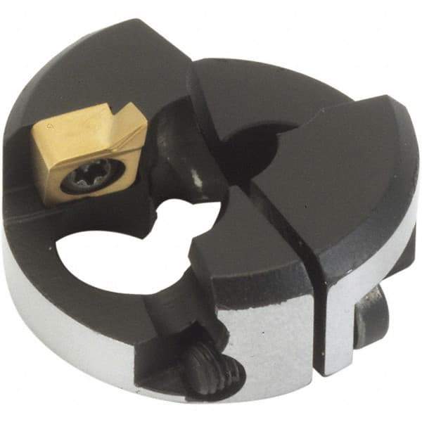 Iscar - Series ChamDrill, 0.433" ID, 35mm Overall Diam, 14.5mm OAL Drilling Chamfer Ring - XOGX-DT Insert, 45° Chamfer, 1 Insert - USA Tool & Supply