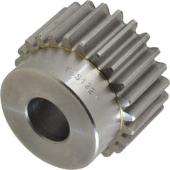 Browning - 12 Pitch, 2" Pitch Diam, 2.16" OD, 24 Tooth Spur Gear - 1" Face Width, 3/4" Bore Diam, 1-3/4" Hub Diam, 20° Pressure Angle, Steel - USA Tool & Supply