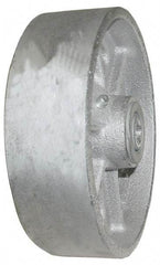 Value Collection - 4 Inch Diameter x 1-1/2 Inch Wide, Cast Iron Caster Wheel - 600 Lb. Capacity, 1-5/8 Inch Hub Length, 1/2 Inch Axle Diameter, Roller Bearing - USA Tool & Supply