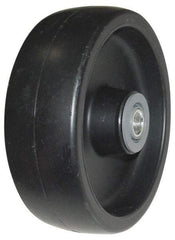 Value Collection - 8 Inch Diameter x 2 Inch Wide, Polyolefin Caster Wheel - 600 Lb. Capacity, 2-3/16 Inch Hub Length, 1/2 Inch Axle Diameter, Roller Bearing - USA Tool & Supply