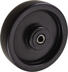 Value Collection - 6 Inch Diameter x 1-1/2 Inch Wide, Polyolefin Caster Wheel - 400 Lb. Capacity, 1-7/8 Inch Hub Length, 1/2 Inch Axle Diameter, Roller Bearing - USA Tool & Supply