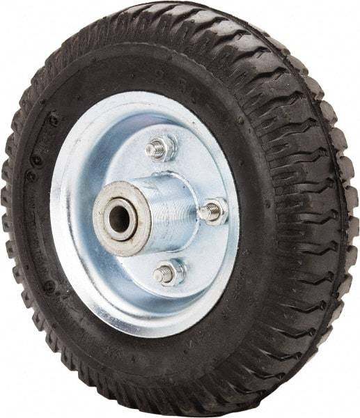 Value Collection - 8 Inch Diameter x 2-1/2 Inch Wide, Pneumatic Caster Wheel - 220 Lb. Capacity, 3-1/4 Inch Hub Length, 1/2 Inch Axle Diameter, Ball Bearing - USA Tool & Supply
