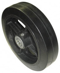 Value Collection - 16 Inch Diameter x 3 Inch Wide, Rubber Caster Wheel - 2,000 Lb. Capacity, 3 Inch Hub Length, 1 Inch Axle Diameter, Roller Bearing - USA Tool & Supply