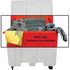 Brady SPC Sorbents - 184 Gal Capacity Universal Spill Kit - No Container Included - Refill Only - USA Tool & Supply