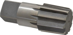 Interstate - 1-1/2" Pipe, 1.793" Diam, 1.684" Small End Diam, Straight Shank, 1-3/4" Flute, Taper Pipe Reamer - USA Tool & Supply