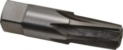 Interstate - 3/8" Pipe, 0.606" Diam, 0.54" Small End Diam, Straight Shank, 1-1/16" Flute, Taper Pipe Reamer - USA Tool & Supply