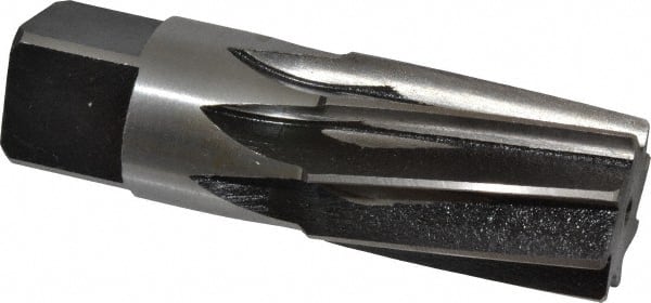 Interstate - 1" Pipe, 1.212" Diam, 1.103" Small End Diam, Straight Shank, 1-3/4" Flute, Taper Pipe Reamer - USA Tool & Supply