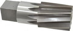Interstate - 1-1/4" Pipe, 1.553" Diam, 1.444" Small End Diam, Straight Shank, 1-3/4" Flute, Taper Pipe Reamer - USA Tool & Supply