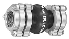Mason Ind. - 3/4" Pipe, EPDM Single Arch Pipe Expansion Joint - 7" Long, 3/8" Extension, 3/4" Compression, 250 Max psi, Female NPT - USA Tool & Supply