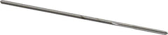 Made in USA - 1/16" High Speed Steel 4 Flute Chucking Reamer - Straight Flute, 0.0585" Straight Shank, 1/2" Flute Length, 2-1/2" OAL - USA Tool & Supply