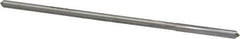 Made in USA - 1/8" High Speed Steel 4 Flute Chucking Reamer - Straight Flute, 0.119" Straight Shank, 7/8" Flute Length, 3-1/2" OAL - USA Tool & Supply