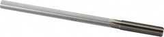 Made in USA - 27/64" High Speed Steel 6 Flute Chucking Reamer - USA Tool & Supply