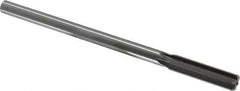 Made in USA - 17/32" High Speed Steel 6 Flute Chucking Reamer - Straight Flute, 0.4355" Straight Shank, 2" Flute Length, 8" OAL - USA Tool & Supply