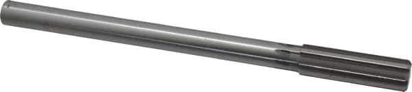 Made in USA - 11/16" High Speed Steel 8 Flute Chucking Reamer - Straight Flute, 0.5615" Straight Shank, 2-1/4" Flute Length, 9" OAL - USA Tool & Supply