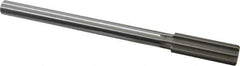 Made in USA - 23/32" High Speed Steel 8 Flute Chucking Reamer - Straight Flute, 0.5615" Straight Shank, 2-1/4" Flute Length, 9" OAL - USA Tool & Supply