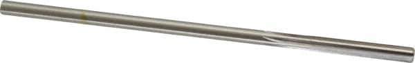 Made in USA - #1 High Speed Steel 6 Flute Chucking Reamer - Straight Flute, 0.2173" Straight Shank, 1-1/2" Flute Length, 6" OAL - USA Tool & Supply