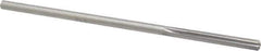 Made in USA - #2 High Speed Steel 6 Flute Chucking Reamer - Straight Flute, 0.2173" Straight Shank, 1-1/2" Flute Length, 6" OAL - USA Tool & Supply