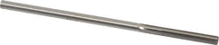 Made in USA - #5 High Speed Steel 6 Flute Chucking Reamer - Straight Flute, 0.2016" Straight Shank, 1-1/4" Flute Length, 5" OAL - USA Tool & Supply