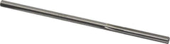 Made in USA - #6 High Speed Steel 6 Flute Chucking Reamer - Straight Flute, 0.1945" Straight Shank, 1-1/4" Flute Length, 5" OAL - USA Tool & Supply