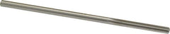 Made in USA - #7 High Speed Steel 6 Flute Chucking Reamer - Straight Flute, 0.1945" Straight Shank, 1-1/4" Flute Length, 5" OAL - USA Tool & Supply