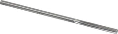Made in USA - #8 High Speed Steel 6 Flute Chucking Reamer - Straight Flute, 0.1895" Straight Shank, 1-1/4" Flute Length, 5" OAL - USA Tool & Supply