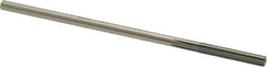 Made in USA - #10 High Speed Steel 6 Flute Chucking Reamer - Straight Flute, 0.186" Straight Shank, 1-1/4" Flute Length, 5" OAL - USA Tool & Supply