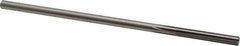 Made in USA - #11 High Speed Steel 6 Flute Chucking Reamer - Straight Flute, 0.186" Straight Shank, 1-1/4" Flute Length, 5" OAL - USA Tool & Supply