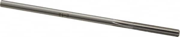 Made in USA - #12 High Speed Steel 6 Flute Chucking Reamer - USA Tool & Supply