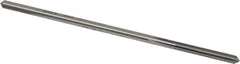 Made in USA - #19 High Speed Steel 6 Flute Chucking Reamer - Straight Flute, 0.1595" Straight Shank, 1-1/8" Flute Length, 4-1/2" OAL - USA Tool & Supply