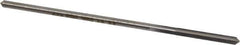 Made in USA - #29 High Speed Steel 4 Flute Chucking Reamer - Straight Flute, 0.1275" Straight Shank, 1" Flute Length, 4" OAL - USA Tool & Supply