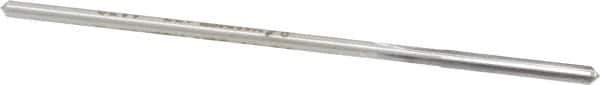 Made in USA - #33 High Speed Steel 4 Flute Chucking Reamer - Straight Flute, 0.1055" Straight Shank, 7/8" Flute Length, 3-1/2" OAL - USA Tool & Supply