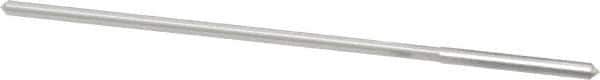 Made in USA - #37 High Speed Steel 4 Flute Chucking Reamer - Straight Flute, 0.095" Straight Shank, 7/8" Flute Length, 3-1/2" OAL - USA Tool & Supply