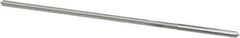 Made in USA - #40 High Speed Steel 4 Flute Chucking Reamer - Straight Flute, 0.0928" Straight Shank, 7/8" Flute Length, 3-1/2" OAL - USA Tool & Supply