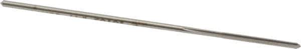 Made in USA - #47 High Speed Steel 4 Flute Chucking Reamer - Straight Flute, 0.072" Straight Shank, 3/4" Flute Length, 3" OAL - USA Tool & Supply