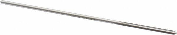Made in USA - #53 High Speed Steel 4 Flute Chucking Reamer - Straight Flute, 0.0585" Straight Shank, 1/2" Flute Length, 2-1/2" OAL - USA Tool & Supply