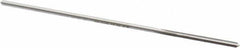 Made in USA - #53 High Speed Steel 4 Flute Chucking Reamer - Straight Flute, 0.0585" Straight Shank, 1/2" Flute Length, 2-1/2" OAL - USA Tool & Supply