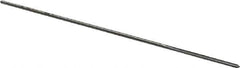 Made in USA - #57 High Speed Steel 4 Flute Chucking Reamer - Straight Flute, 0.039" Straight Shank, 1/2" Flute Length, 2-1/2" OAL - USA Tool & Supply