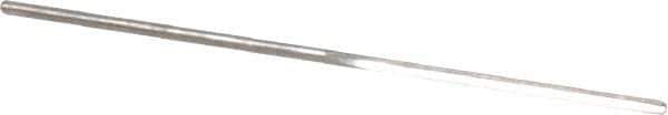 Made in USA - #66 High Speed Steel 3 Flute Chucking Reamer - Straight Flute, 0.033" Straight Shank, 1/2" Flute Length, 1-3/8" OAL - USA Tool & Supply