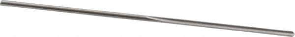 Made in USA - #69 High Speed Steel 3 Flute Chucking Reamer - Straight Flute, 0.0292" Straight Shank, 1/2" Flute Length, 1-3/8" OAL - USA Tool & Supply