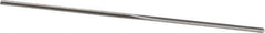 Made in USA - #69 High Speed Steel 3 Flute Chucking Reamer - Straight Flute, 0.0292" Straight Shank, 1/2" Flute Length, 1-3/8" OAL - USA Tool & Supply