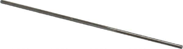 Made in USA - #74 High Speed Steel 3 Flute Chucking Reamer - Straight Flute, 0.0225" Straight Shank, 1/2" Flute Length, 1" OAL - USA Tool & Supply
